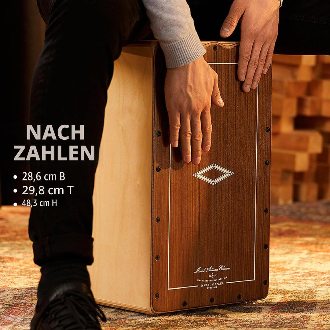 Meinl Percussion Artisan Cajon Instrument/Trommel für Erwachsene/Fortgeschrittene/Profis - Mongoy Fr