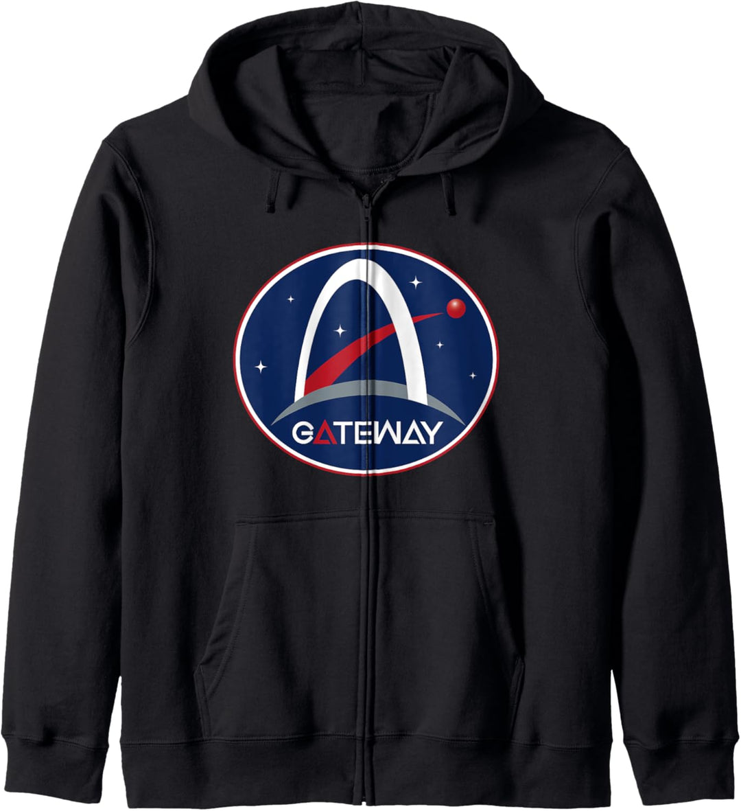 NASA Lunar Gateway Abzeichen Artemis Programm Patch Kapuzenjacke