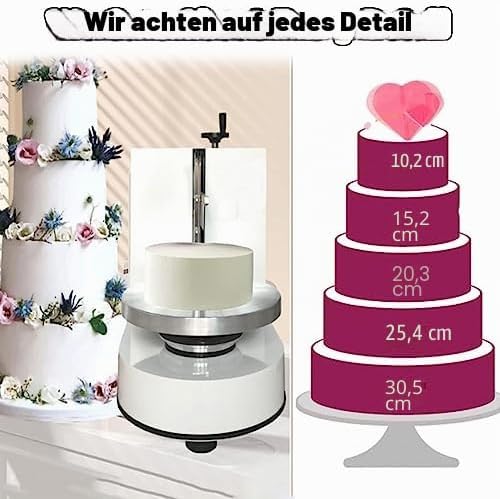 Generisch Automatische Kuchencreme-Maschine zum Verteilen von Sahne, elektrische Sahne, für Geburtst