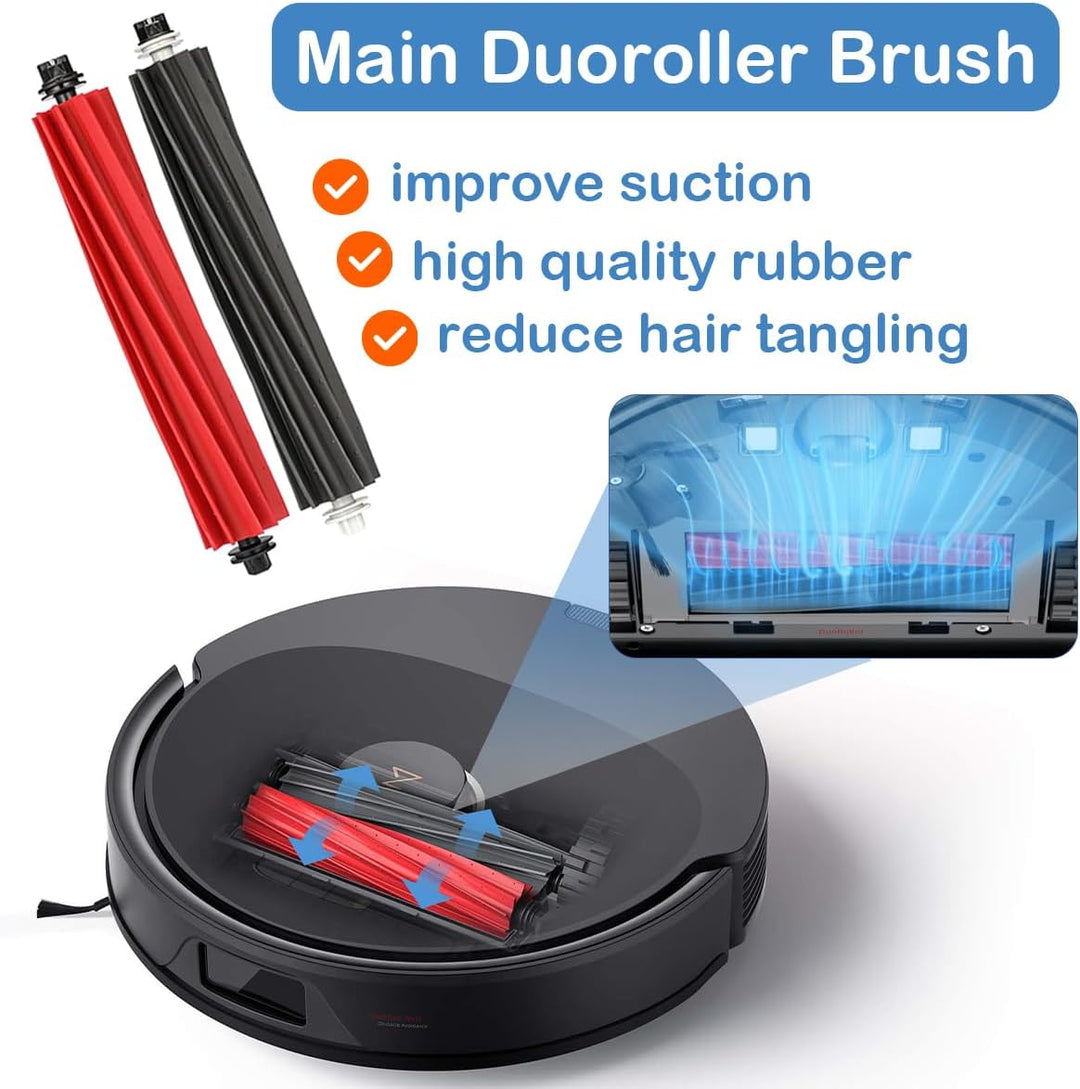 Zubehör für Roborock Q8 Max / Q8 Max +/Q5 Pro/Q5 Pro+ Staubsauger, Ersatzteile Set mit 2 Hauptbürste