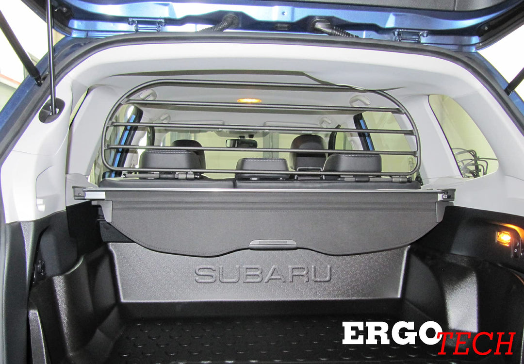 ERGOTECH Trenngitter Hundegitter kompatibel mit Subaru Forester (2012-2019) RDA65HBG-L, für Hunde un