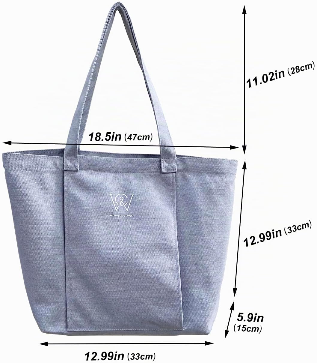 Wivmypog Yogamatten Tasche, leicht zu tragen Yoga Matte Tragetasche, Gym Segeltuch Tragetasche, Schu