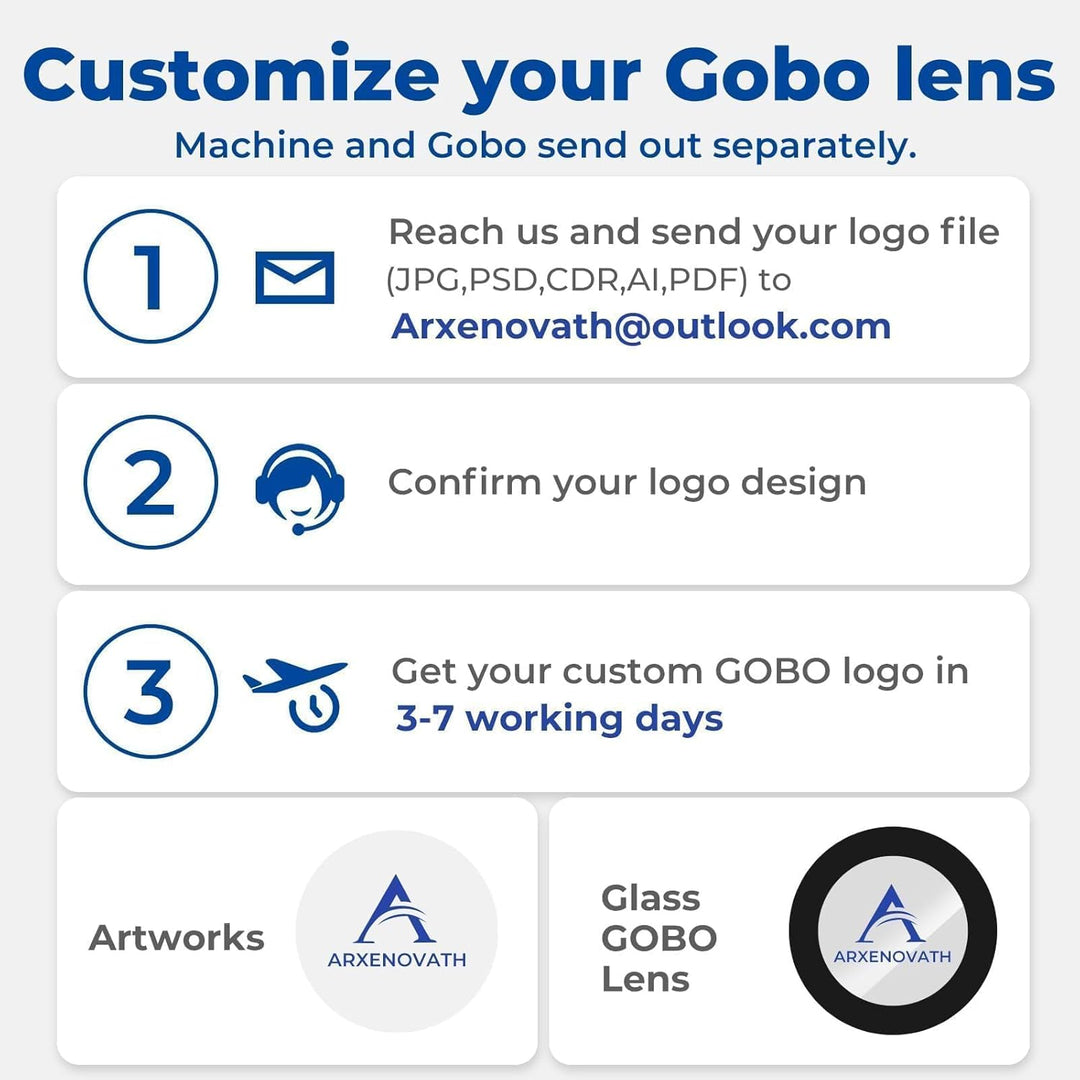 TM50 GOBO-Projektor, drehbar, IP67, wasserdicht, für den Aussenbereich, LED-Licht, GOBO-Projektor fü