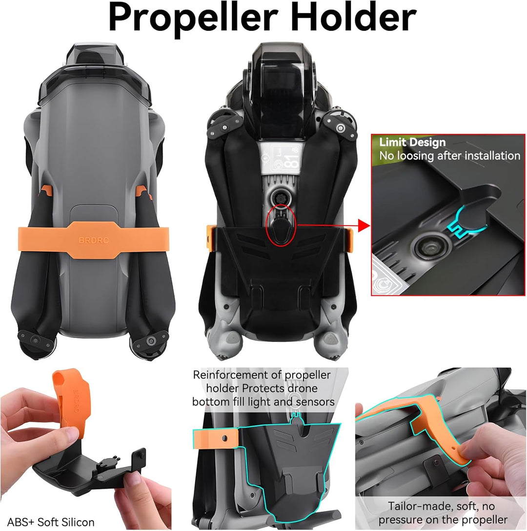 Air 3S Propeller – mit Blattschutz Propellerhalter Propeller Fixierer Faltbaren Landefüsse Fahrwerk