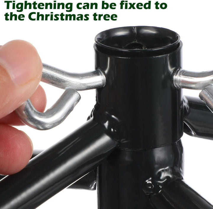Cabilock Weihnachtsbaumständer Aus Stabiler Metallkonstruktion Drehbarer Sockel Für Weihnachtsbäume