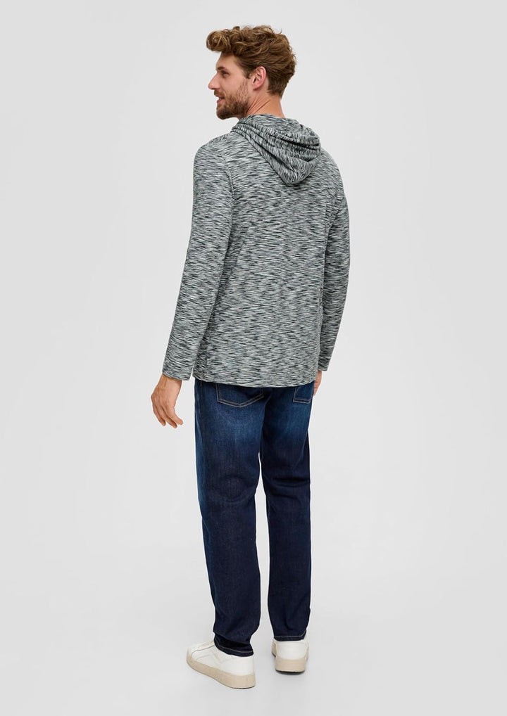 s.Oliver Hoodie mit Frontprint S Grün, S Grün