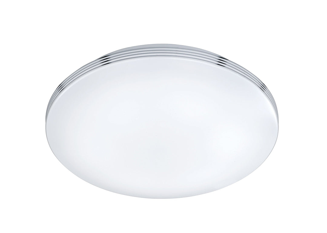Trio Leuchten LED Deckenleuchte Apart 659412406, Metall chrom, 1x 24 Watt, Durchmesser 41cm, Durchme
