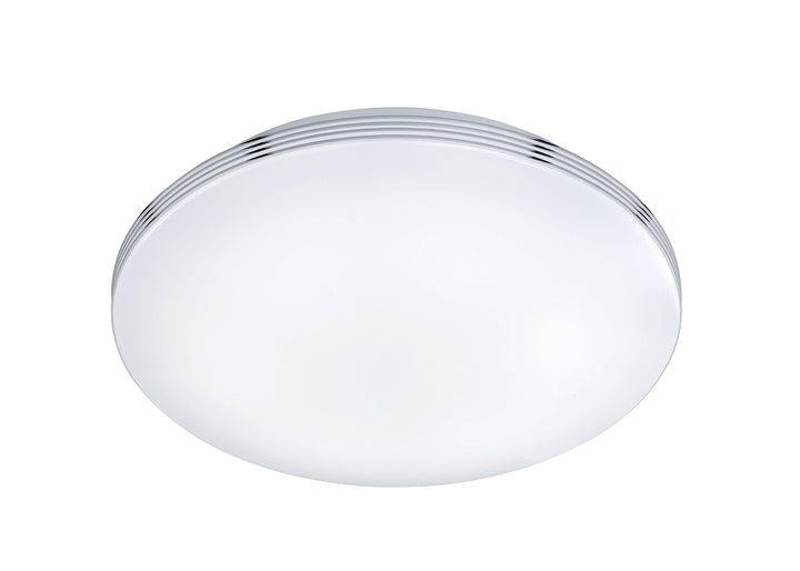 Trio Leuchten LED Deckenleuchte Apart 659412406, Metall chrom, 1x 24 Watt, Durchmesser 41cm, Durchme