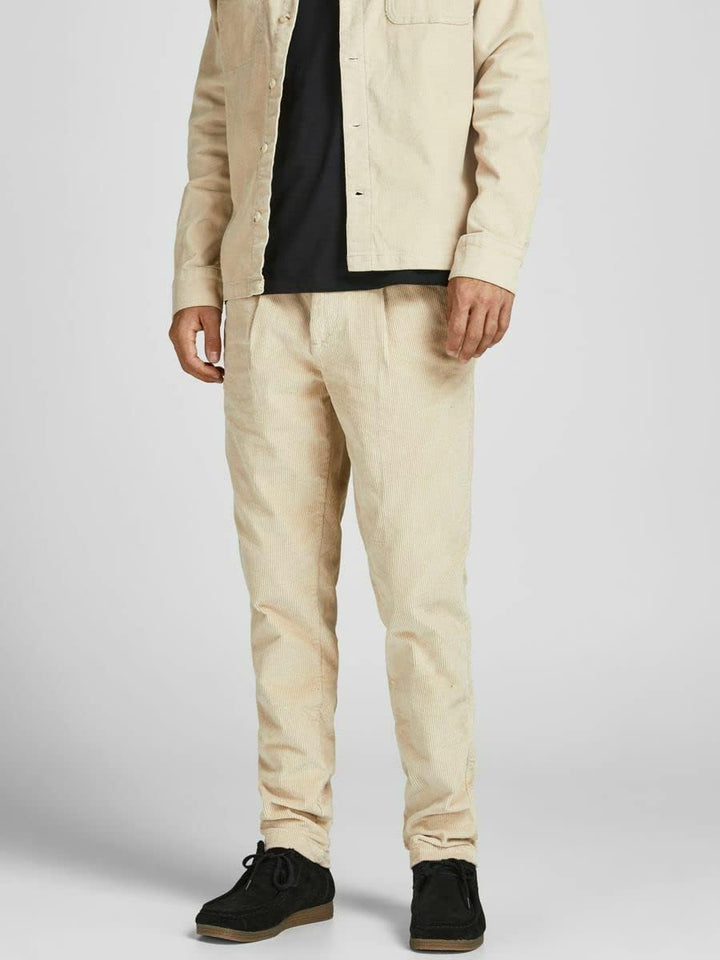 JACK&JONES Mens JJIACE JJDYLAN Corduroy AKM Oatmeal Hose, 34/34