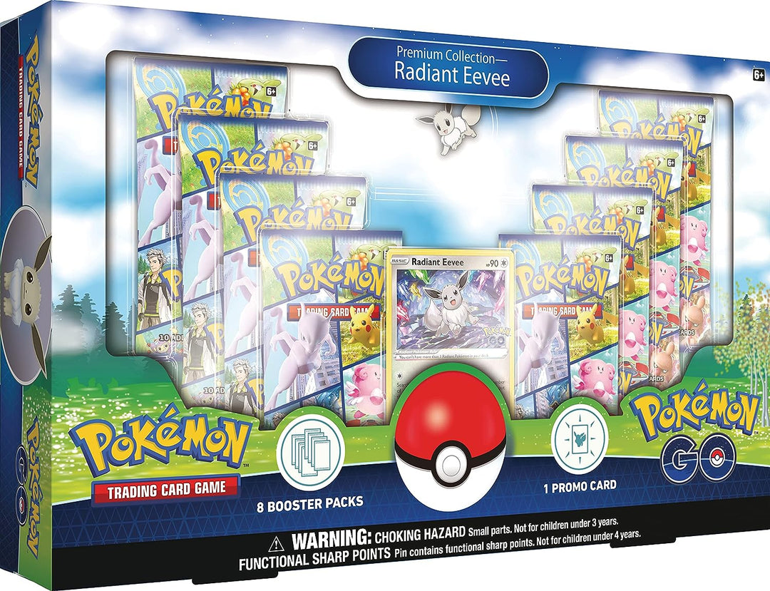 Pokémon GO Radiant Eevee Premium Collection Box - EN Einzelbett, Einzelbett
