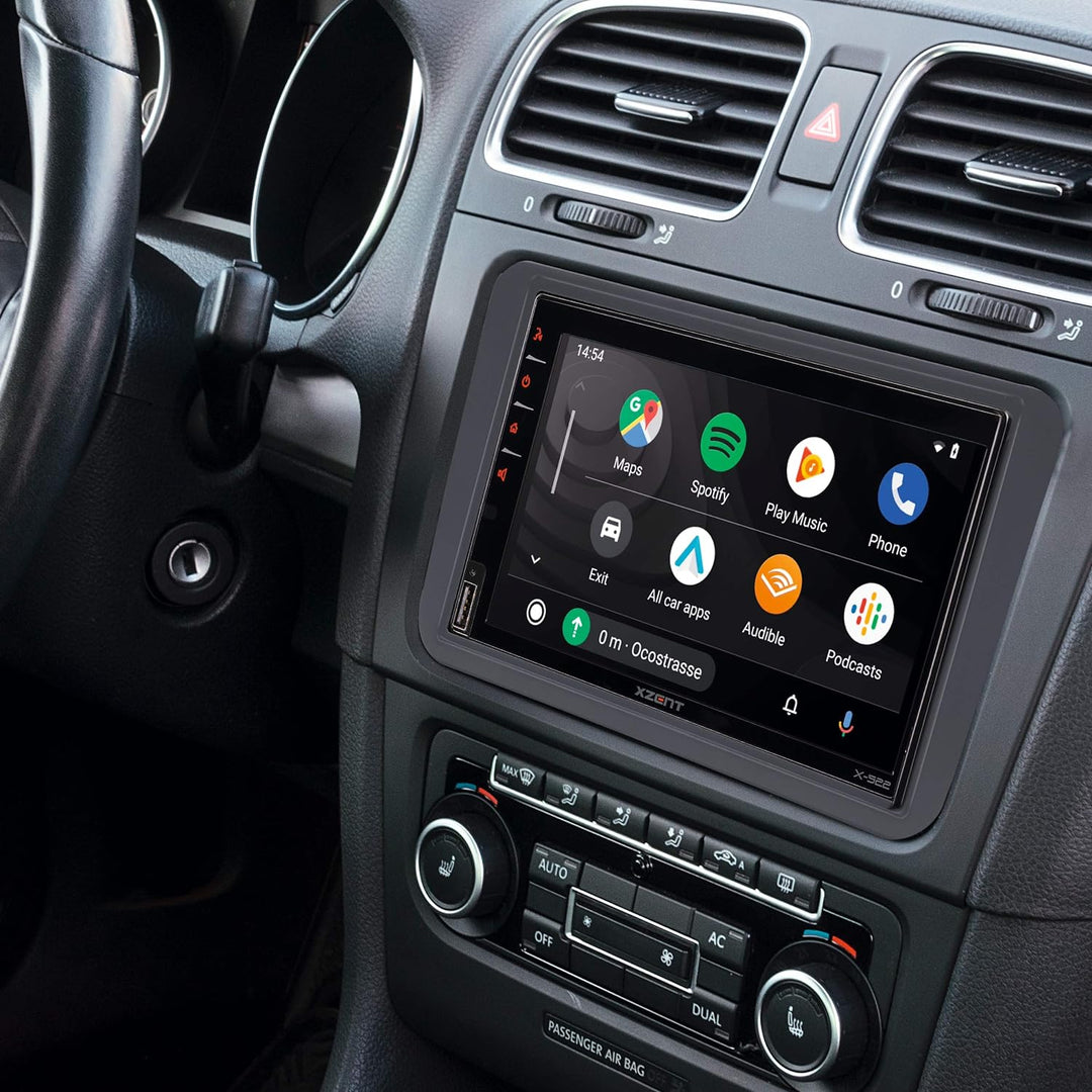 Xzent X-522: Infotainer, 2 Din Mediencenter, Multimediasystem mit 17,1 cm / 6,75“ Touchscreen, DAB+,