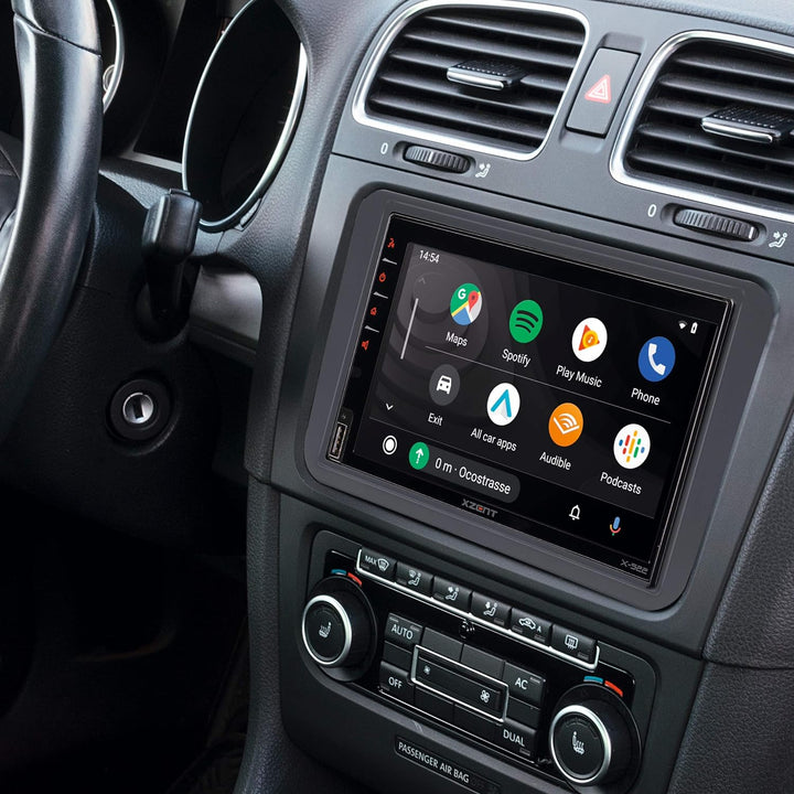 Xzent X-522: Infotainer, 2 Din Mediencenter, Multimediasystem mit 17,1 cm / 6,75“ Touchscreen, DAB+,
