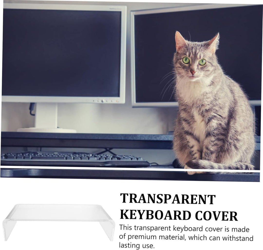 NUOBESTY Anti-Katzen-tastaturabdeckung Aus Acryl Tastatur-schutzabdeckung Klare Acryl-tastaturabdeck