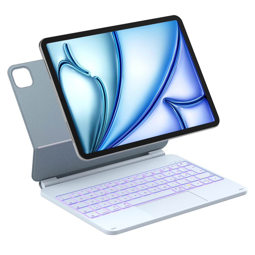 Inateck NeoMagic Magnetische Tastatur Hülle für iPad Air 11 Zoll M3/M2 (2025/2024),Air 5/4,Magic Key