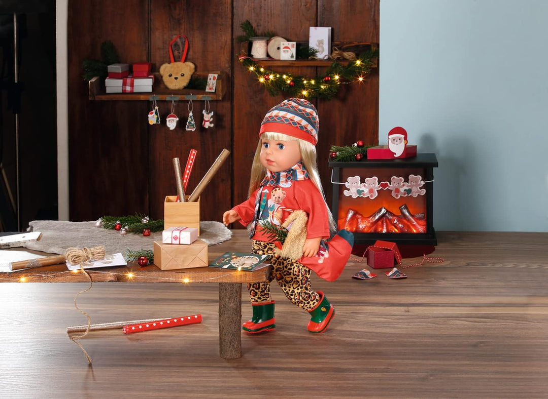 BABY born Adventskalender mit 24 Überraschungen, enthält Kleidung und Accessoires für 43 cm Puppen,
