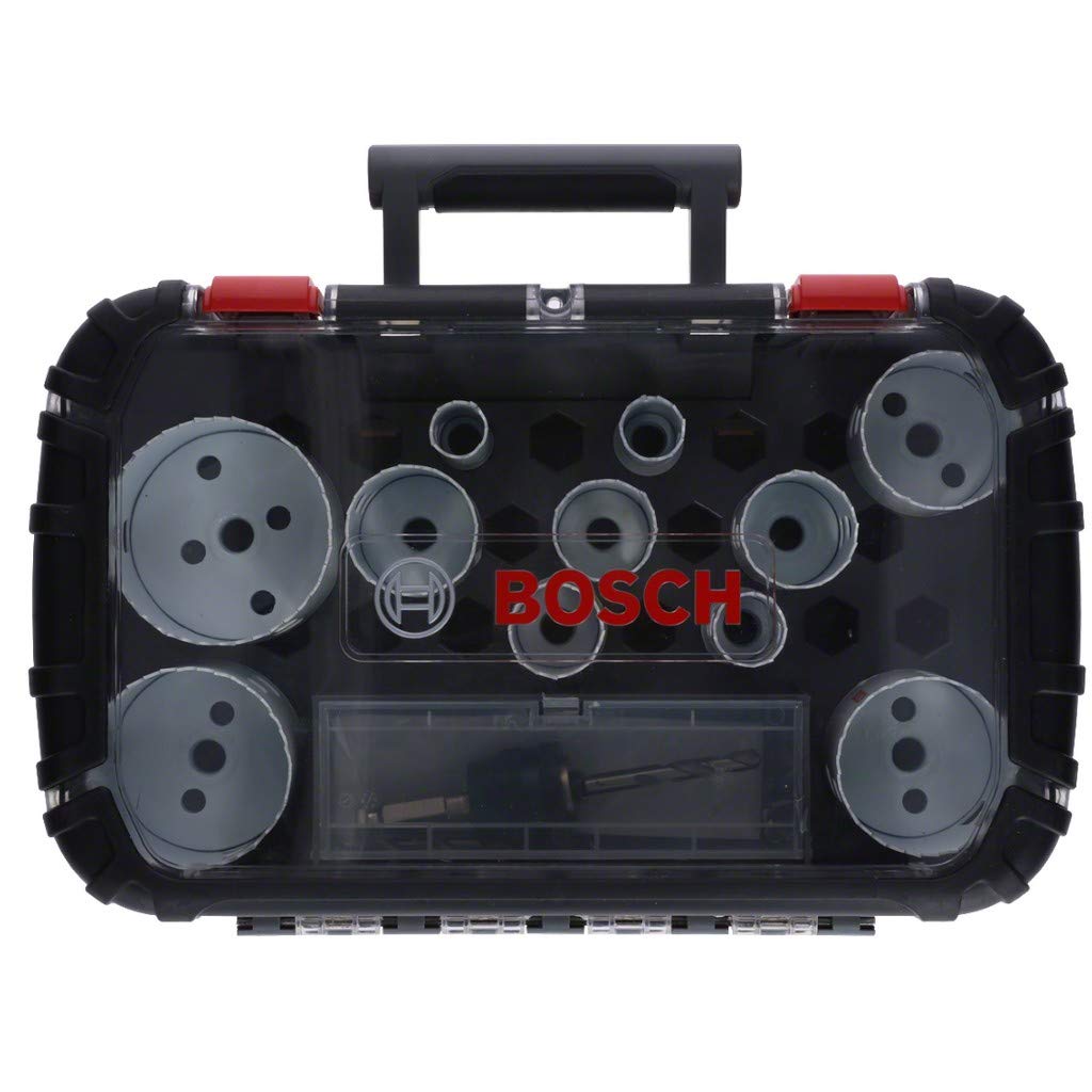 Bosch Professional 14 tlg. Lochsäge Progressor for Wood & Metal Set Universal (für Holz und Metall,