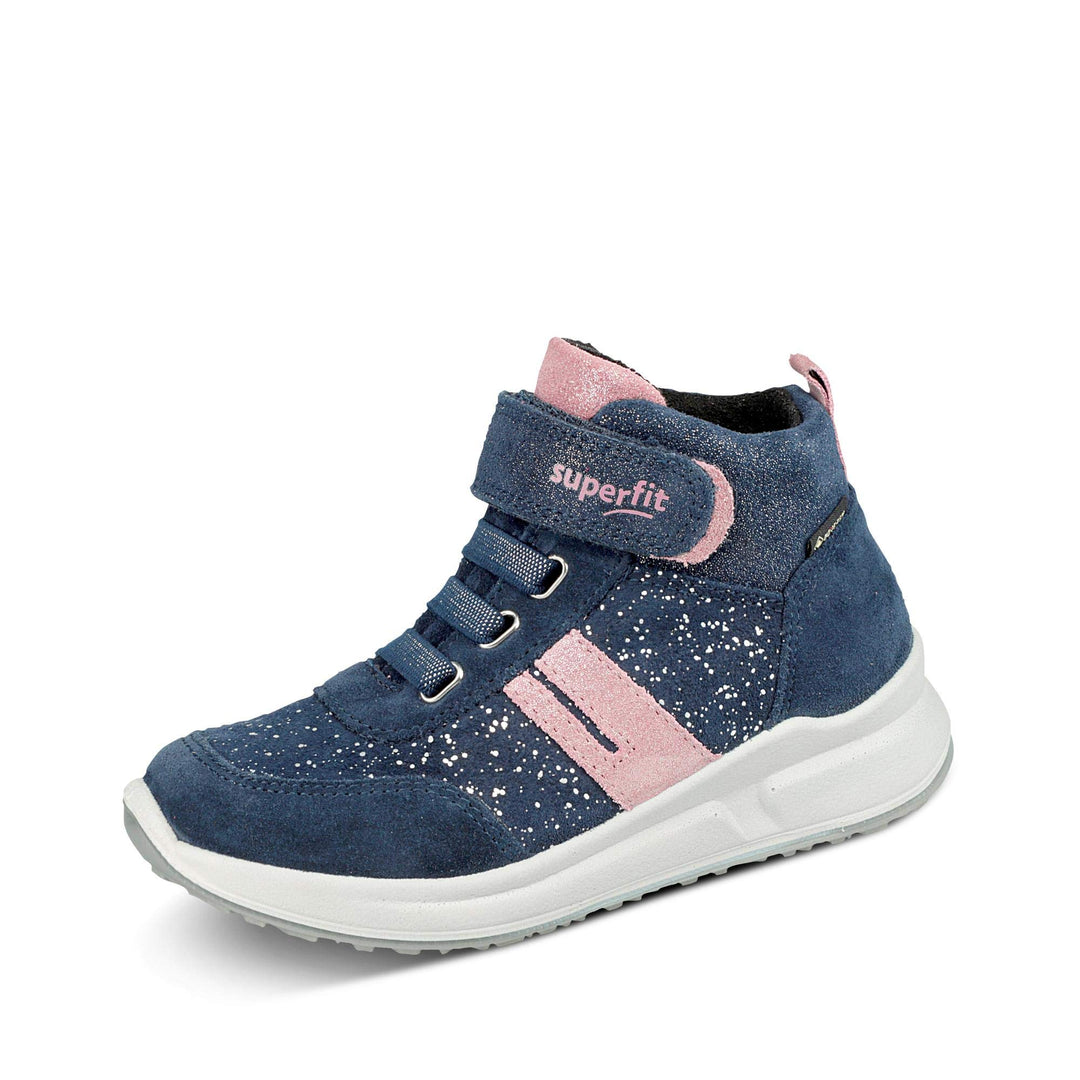 Superfit Mädchen MERIDA leicht gefütterte Gore-Tex Sneaker 26 EU Blau Lila 8000, 26 EU Blau Lila 800