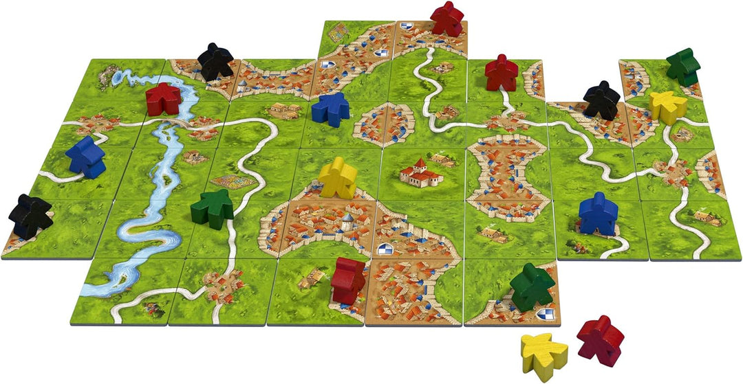Hans im Glück | Carcassonne | Grundspiel | Familienspiel | Spiel des Jahres 2001 | 2-5 Spieler | Ab