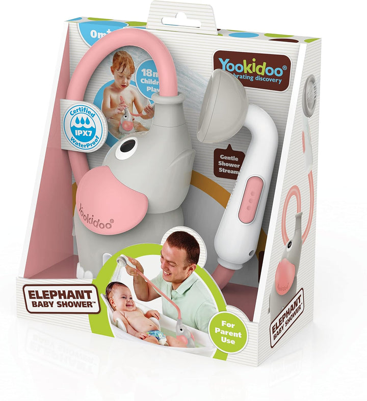Yookidoo Baby-Badewannen-Duschkopf (Pink), Pink