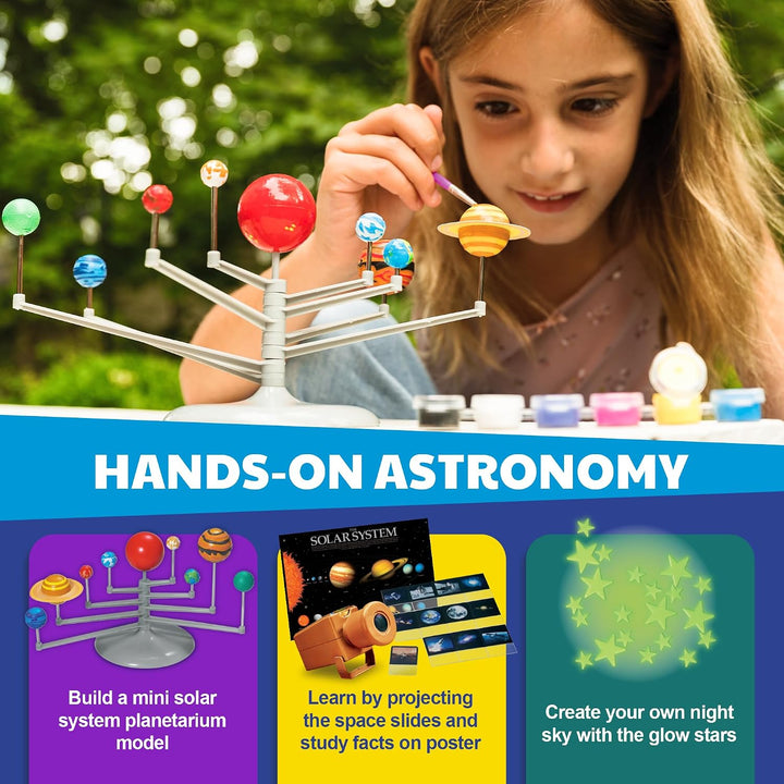 4M STEAM Powered Kids Space Exploration - Experimentierkasten Kinder ab 8 Jahre, Mint Lernspielzeug