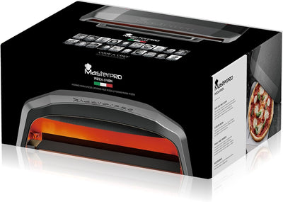 MasterPRO Pizza Oven | Pizza Oven | Portable Gas Oven Set with Quick Cooking up to 500°C | Includes