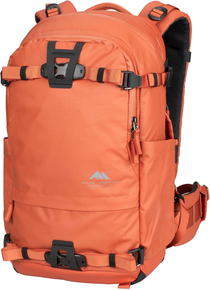 Summit Creative Tenzing Kamerarucksack mit Reissverschluss 35L Orange, 35L Orange