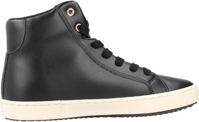 Geox Mädchen J Kalispera Girl A Sneaker 24 EU Black Platinum, 24 EU Black Platinum