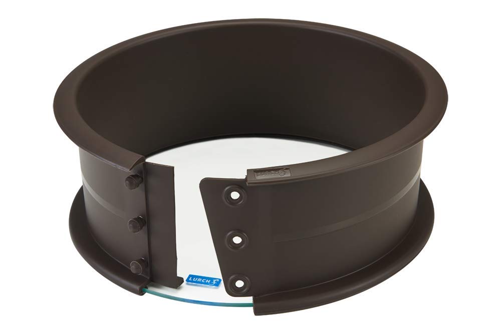 Lurch 85041 FlexiForm Springform mit Glasboden / Backform aus 100% BPA-freiem Platin Silikon (Ø 20 c