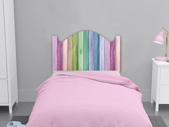 Oedim Kopfteil für Bett, PVC, Digitaldruck, Holzoptik, Mehrfarbig, 115 x 60 cm, erhältlich in versch