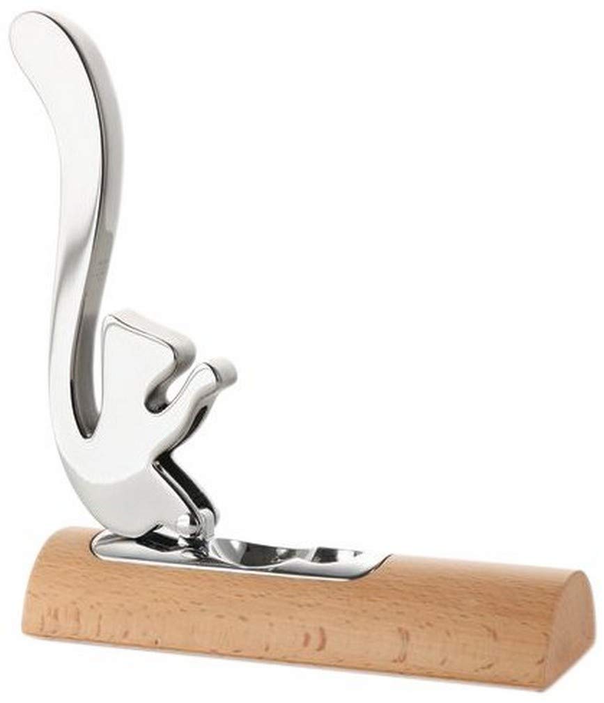 Alessi AB13 Scoiattolo - Nussknacker aus Edelstahl 18/10 und Holz