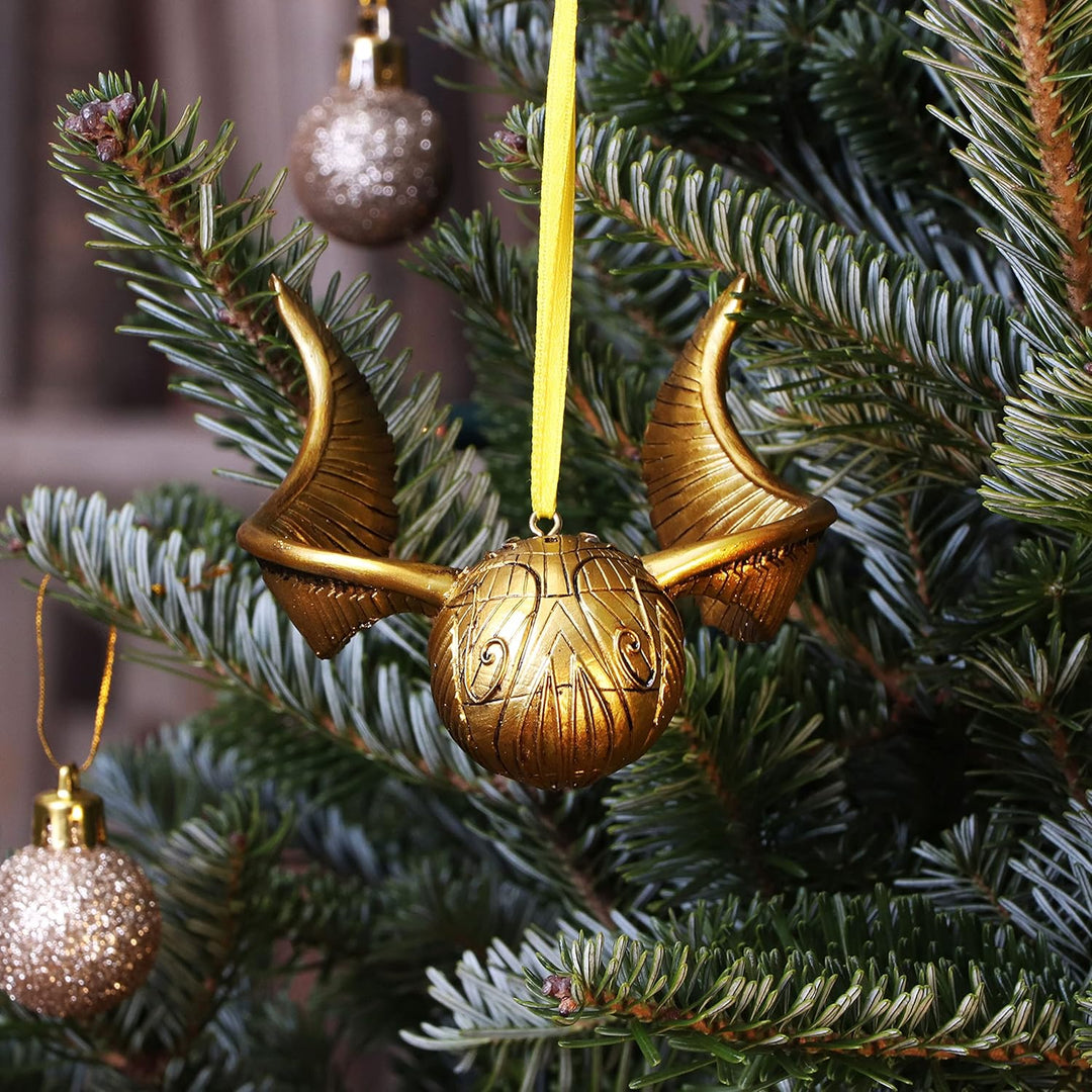 Nemesis Now Harry Potter Goldener Schnatz Quidditch Hänge-Ornament, für Geburtstag, offizielles Lize