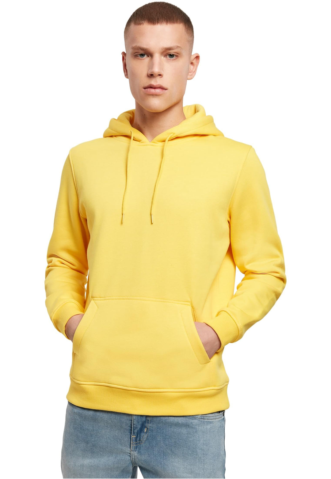 Build Your Brand Herren Kapuzenpullover L Taxi Yellow, L Taxi Yellow