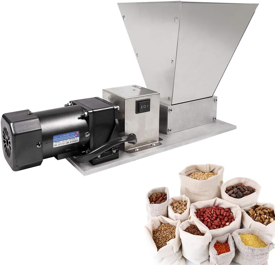 Getreidemühle Elektrische 60W Mini Schrotmühle Kornmühle Schleifmaschine, 75RPM,Trocken Kornmühle mi