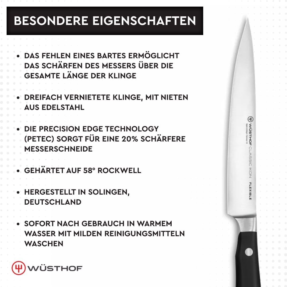 WÜSTHOF Classic Ikon Filiermesser 16
