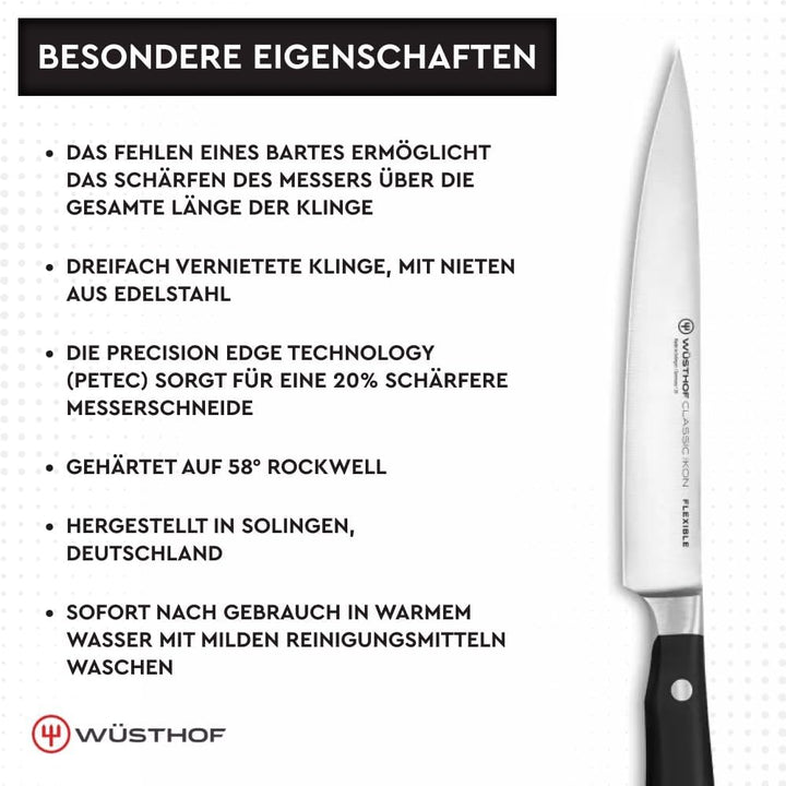 WÜSTHOF Classic Ikon Filiermesser 16