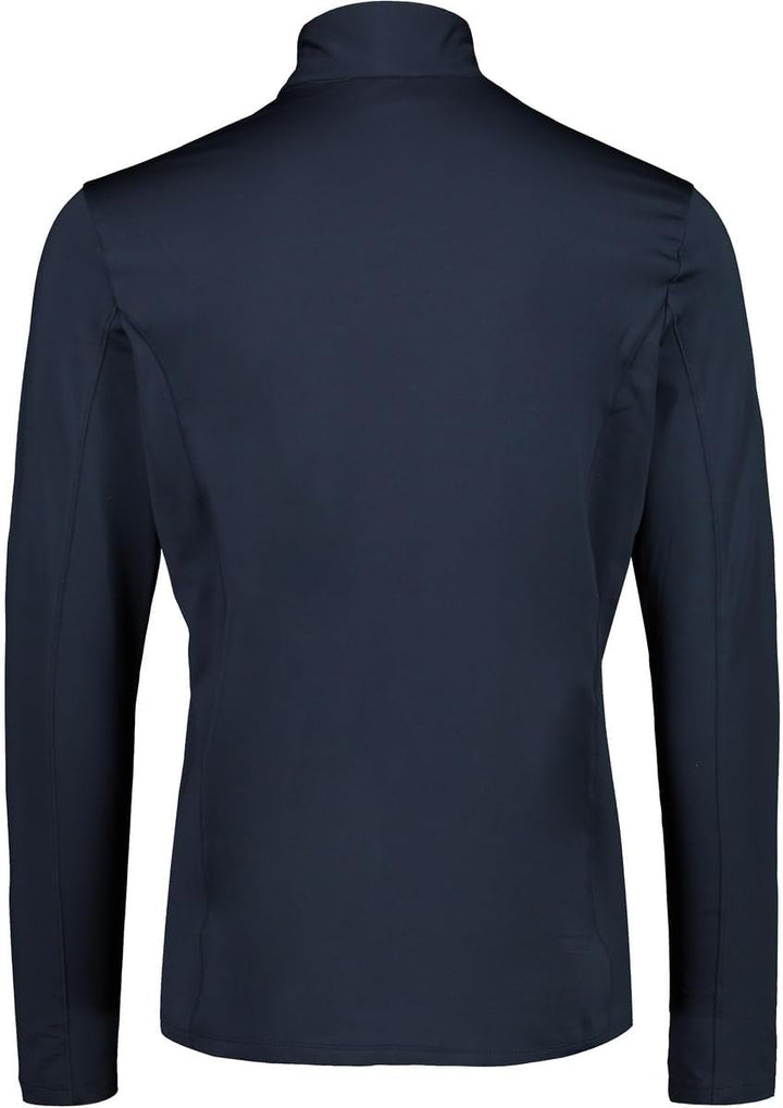 CMP Herren Softech Fleece Einfarbig Long Sleeve Shirt 48 Schwarz Blau, 48 Schwarz Blau