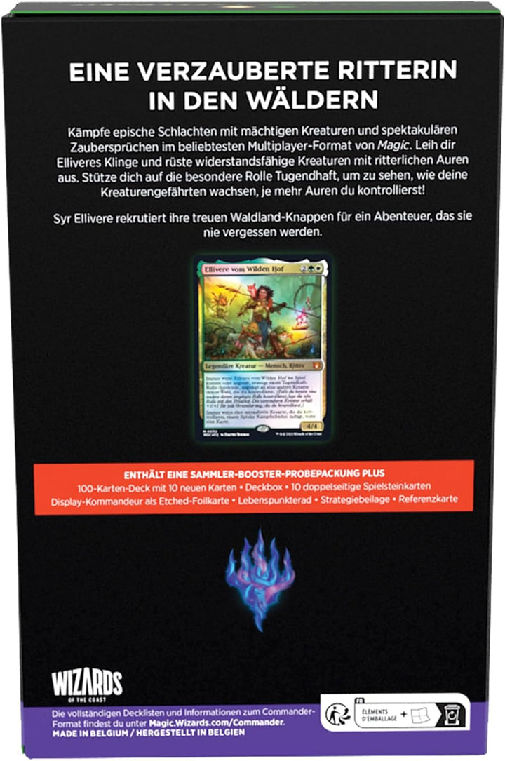 Magic: The Gathering Wildnis von Eldraine Commander-Deck– Tugend und Tapferkeit (Deck mit 100Karten,