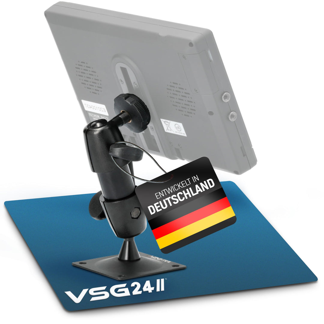 VSG24 Flex ONE Monitorhalterung für Rückfahrmonitor 5–10 Zoll – stabile Halterung für Wohnmobil, Tra