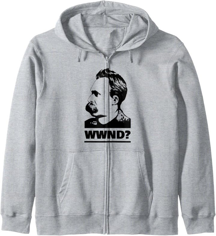 Was würde Nietzsche tun? - Existenzialistische Frage Kapuzenjacke