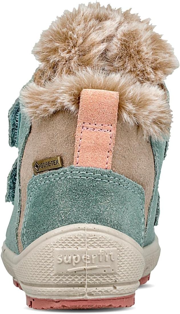 Superfit Mädchen Groovy Schneestiefel 24 EU Hellgrün Beige 7500, 24 EU Hellgrün Beige 7500