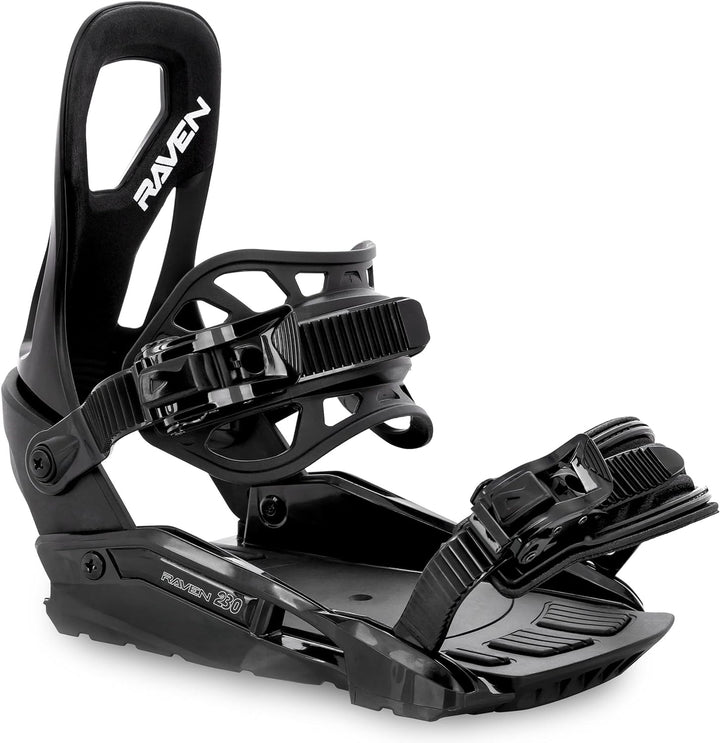 RAVEN Snowboard Set: Snowboard Mia Black + Bindung s230 Black S/M 147cm + s230 Black S/M, 147cm + s2