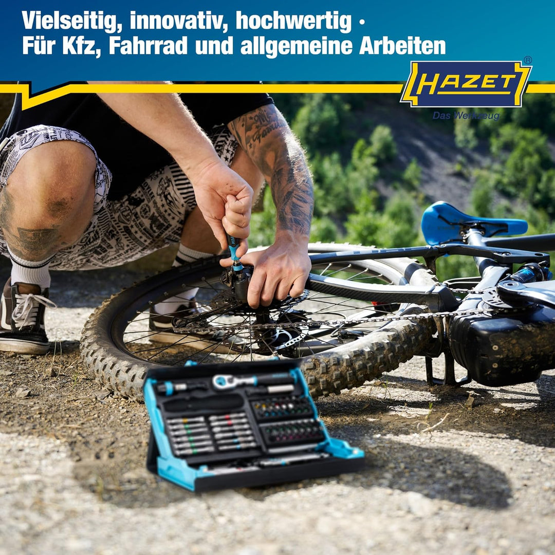 HAZET Smartcase Bit-Satz 2200SC-31 I 73-teilig, Antrieb: Sechskant 6,3 (1/4 Zoll), maximal viele Wer