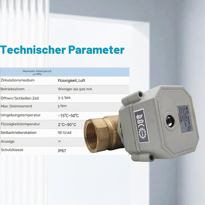 BACOENG AC110-230V 2 Wege 1" Messing Motorkugelhahn Zonenventil CR202C 2 Drähte Elektrische Kugelven