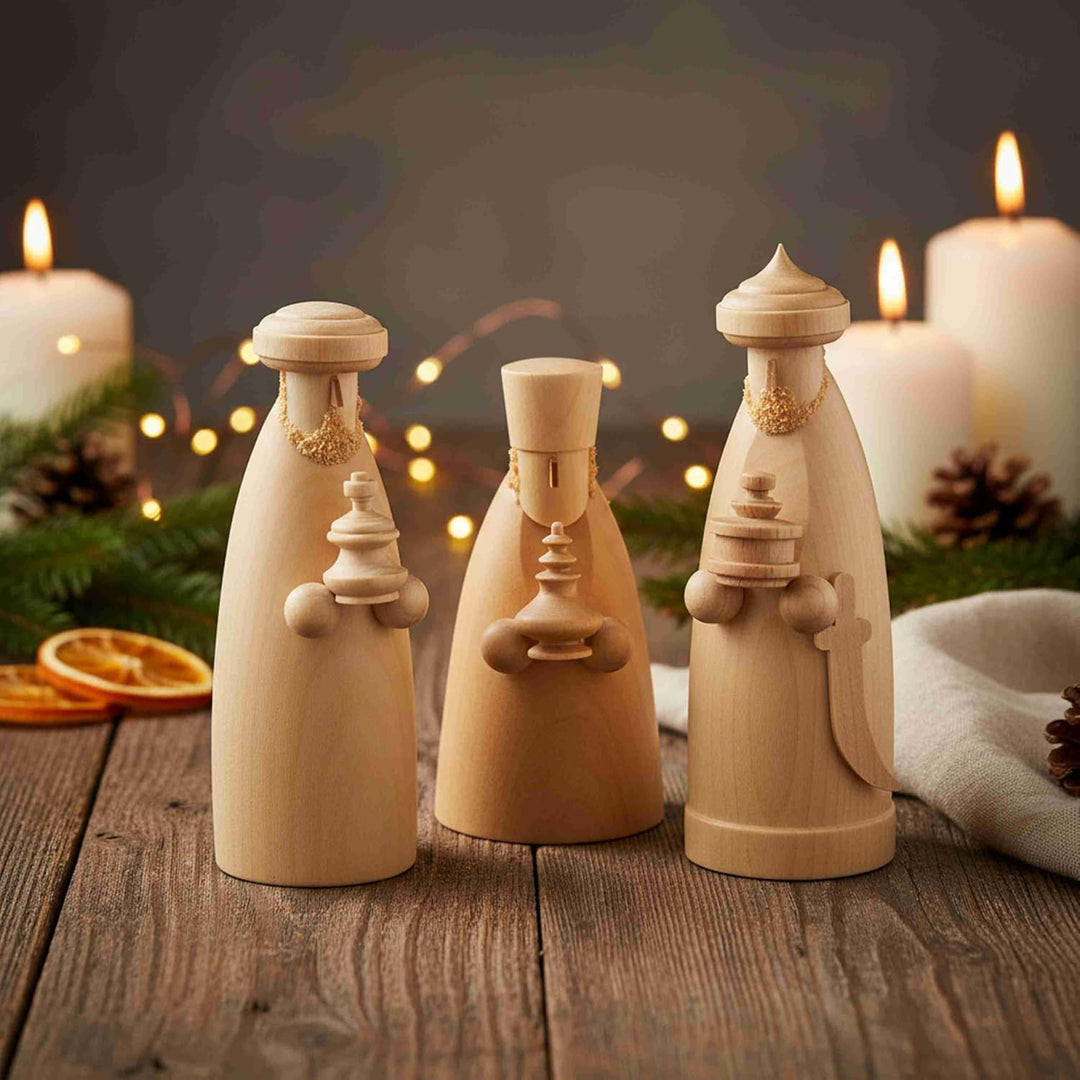 Seiffener Volkskunst Schalling | Krippenfiguren Krippenschmuck Weihnachtsfiguren | Tradition aus dem