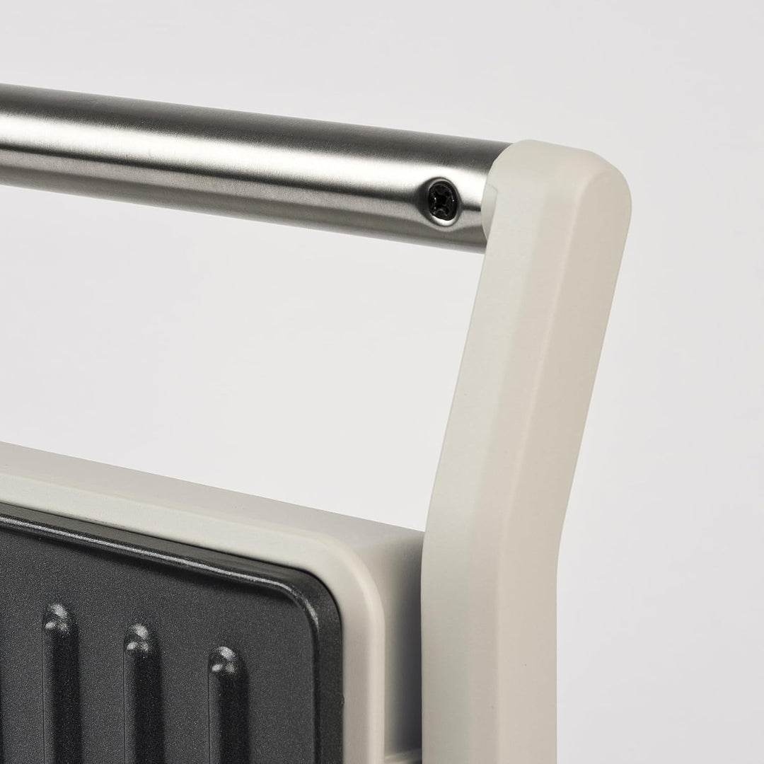 Girmi TS15 Elektrischer Kontaktgrill 900W, Antihaftplatten 23 x 14 cm, 180° aufklappbar, wärmeisolie