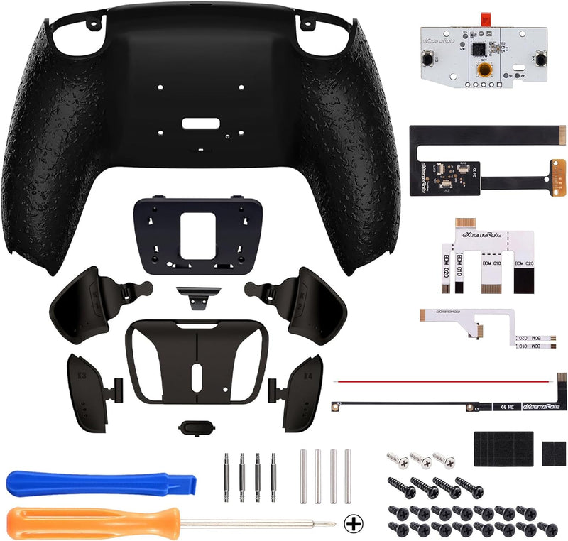 eXtremeRate Programmierbar RISE4 Remap Kit für ps5 Controller BDM-010/020,Real Metal Buttons(RMB) Re