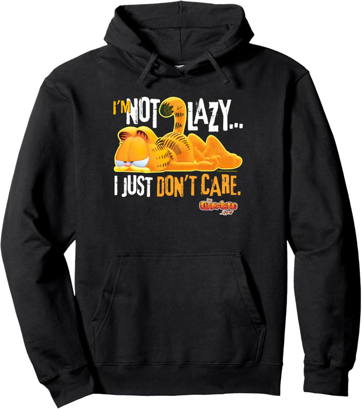 Garfield ist es einfach egal Pullover Hoodie