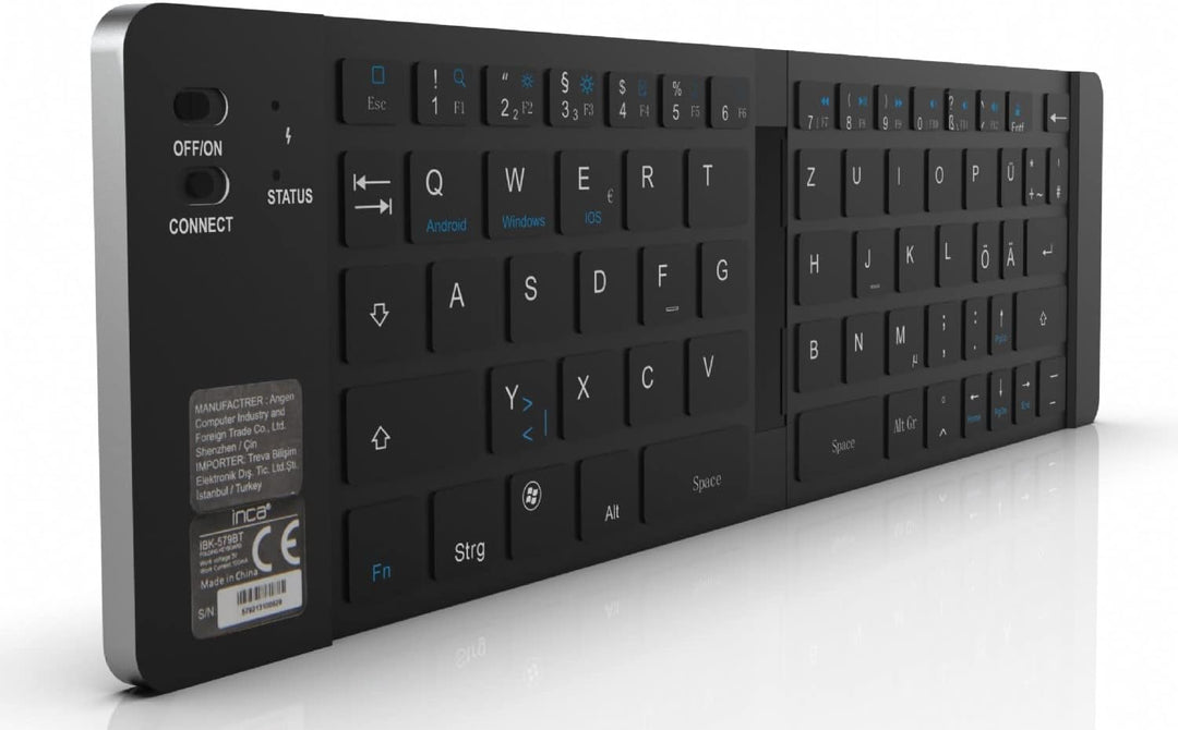 Inca Tastatur IBK-579BT Mini-Grösse, faltbar, Akku, SI&SW Retail
