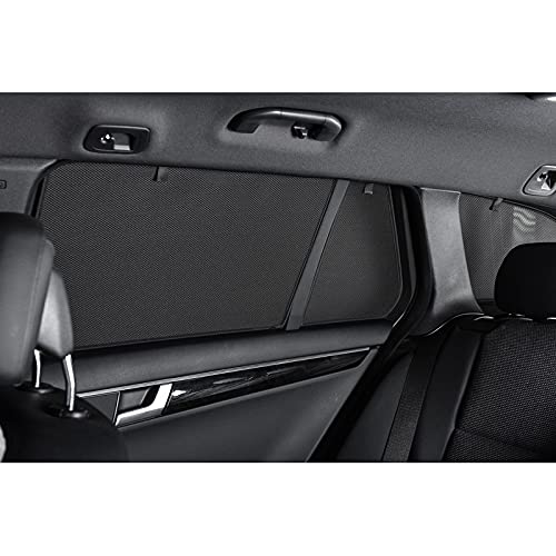 Satz Car Shades (Hintertüren) kompatibel mit Mercedes GLA X156 2014-2020 (2-teilig)