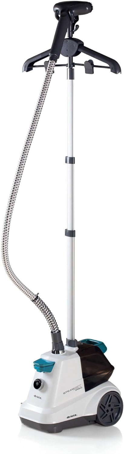 Ariete 6248, Garment Steamer Professional, vertikales Dampfbügeleisen mit Edelstahlplatte, 4 Dampfst